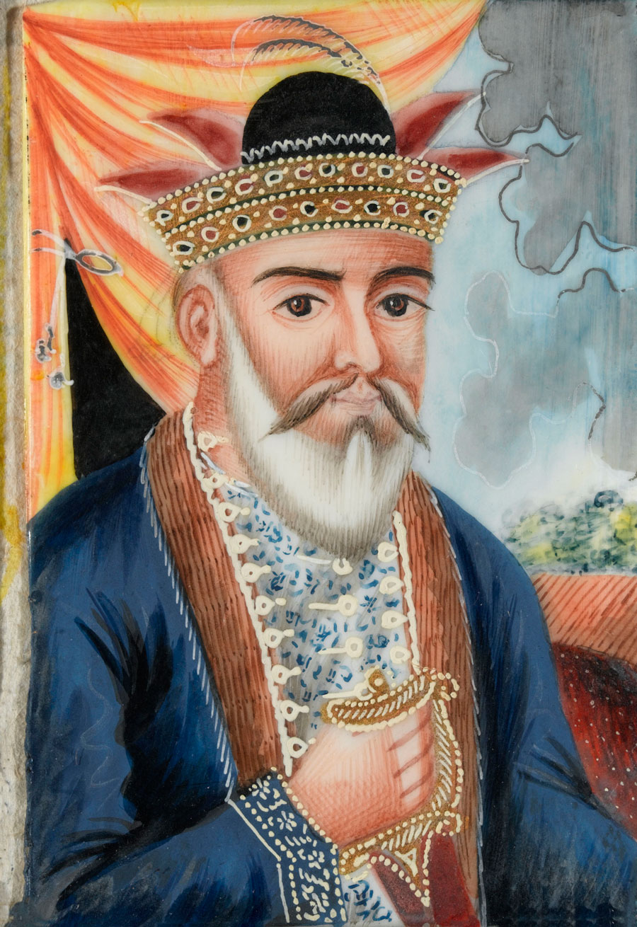 Portrait of Dost Mohammad Khan, Emir of Afghanistan, painted around 1835